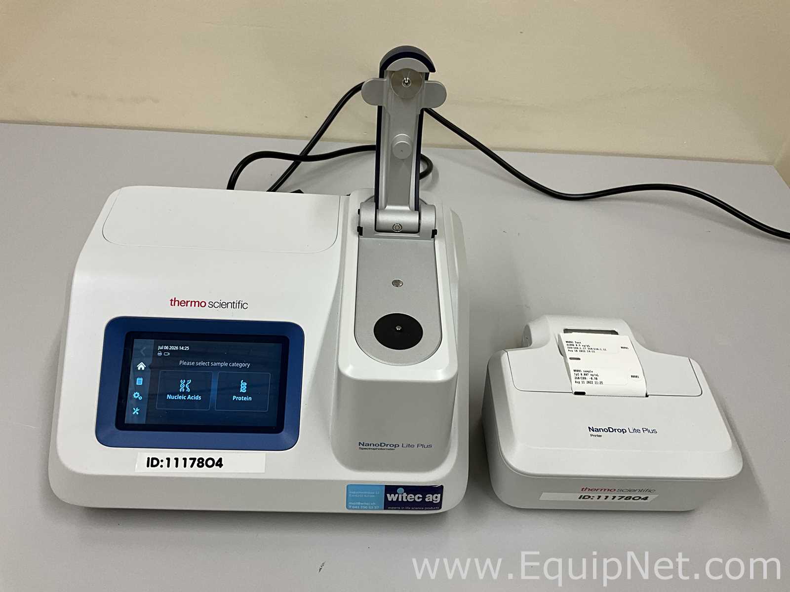 Thermo Scientific NanoDrop Lite Plus Spectrophotometer with Printer