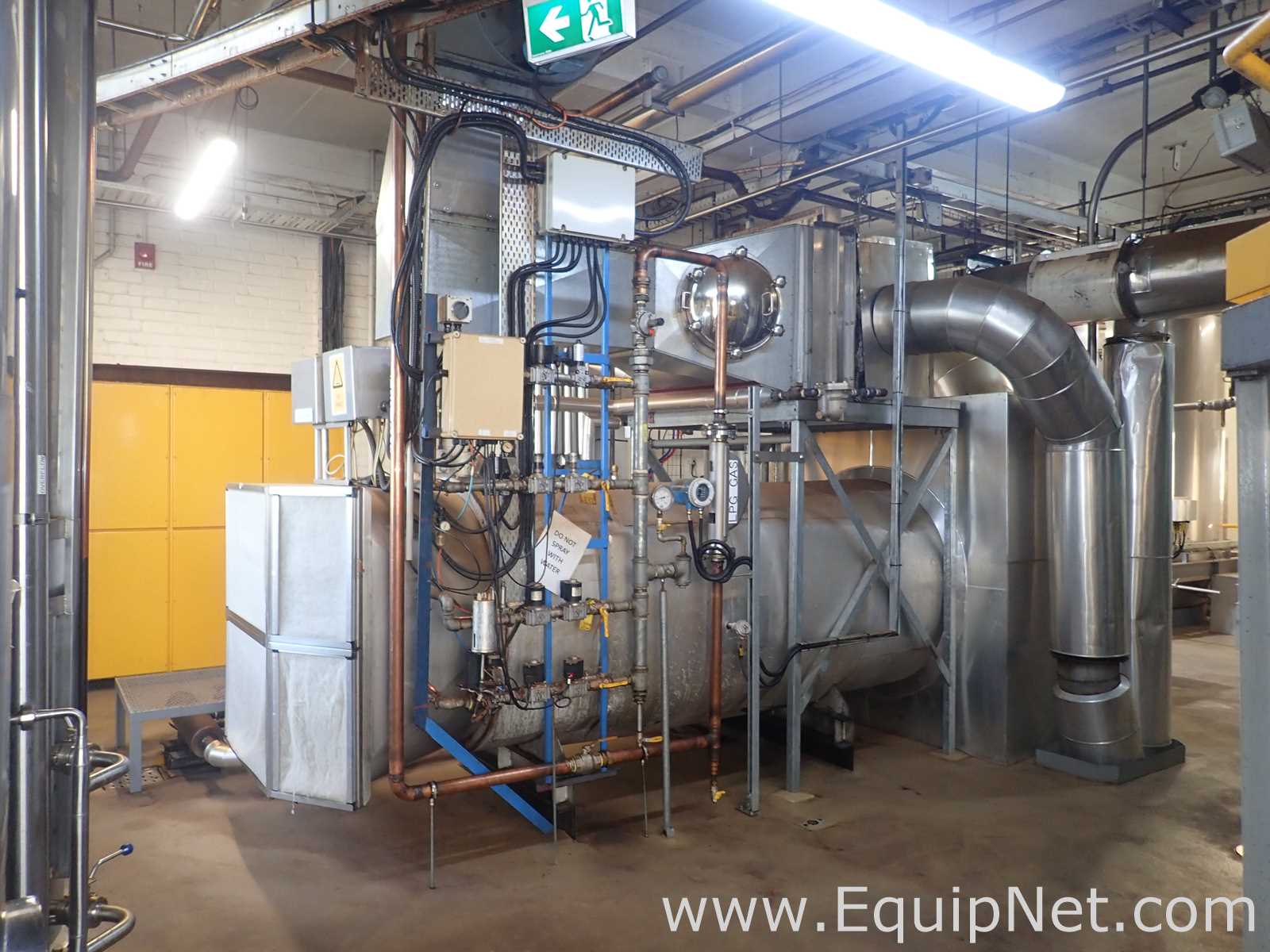 Coffee Spray Dryer with Baghouse, Dryer Gas Bunner, Dryer Fan, Heat exchanger and Hopper