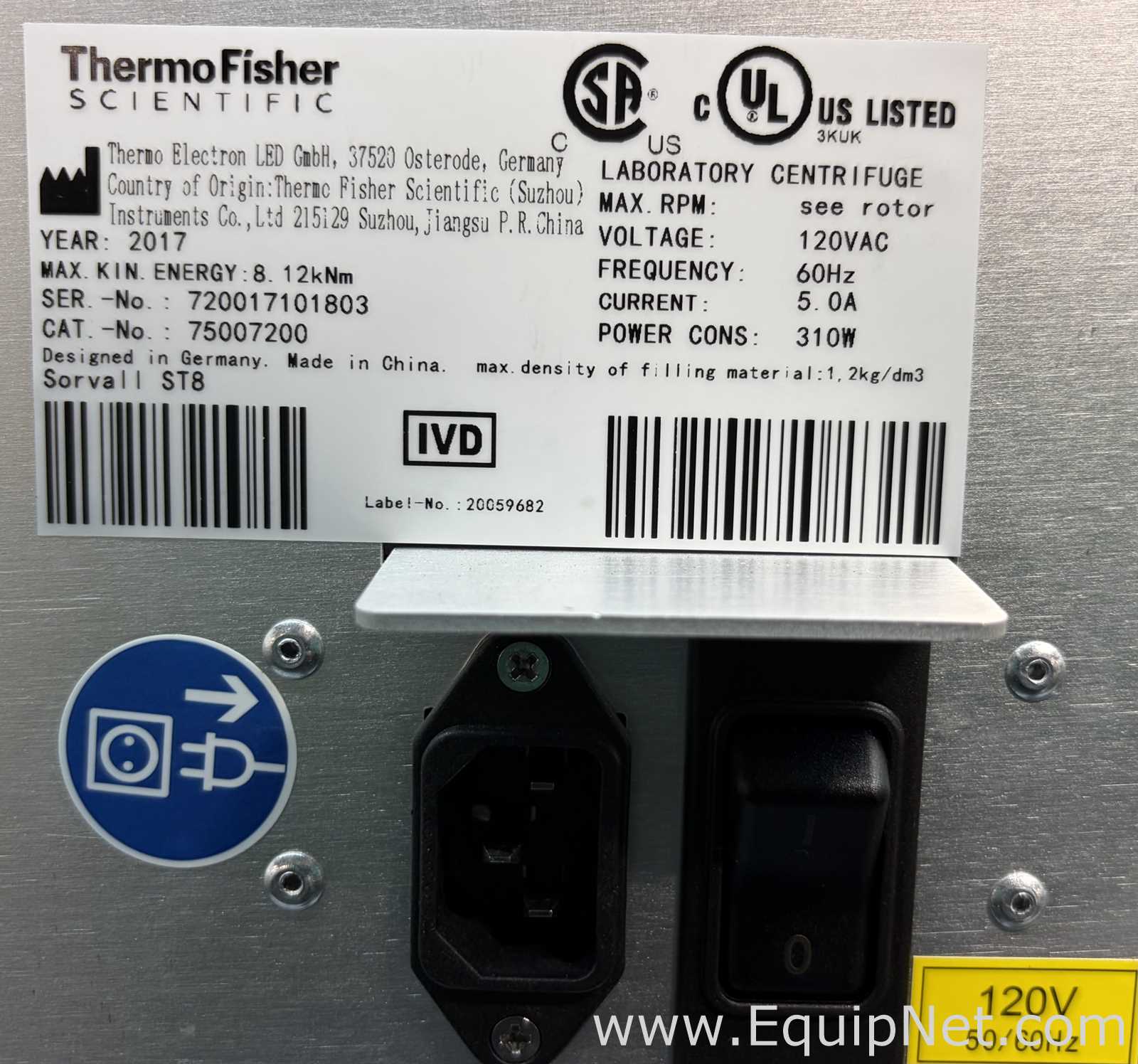 Laborzentrifuge Thermo Scientific Sorvall ST 8