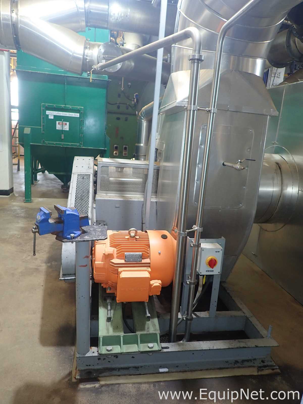 Coffee Spray Dryer with Baghouse, Dryer Gas Bunner, Dryer Fan, Heat exchanger and Hopper