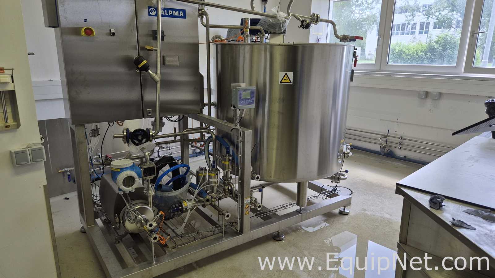 Alpma 1000L Buffer Prep Skid