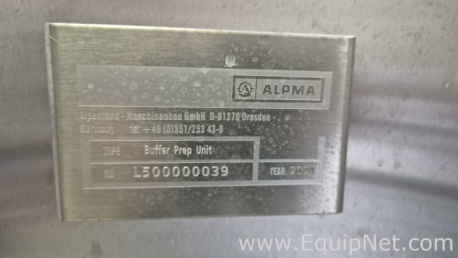 Alpma 1000L Buffer Prep Skid