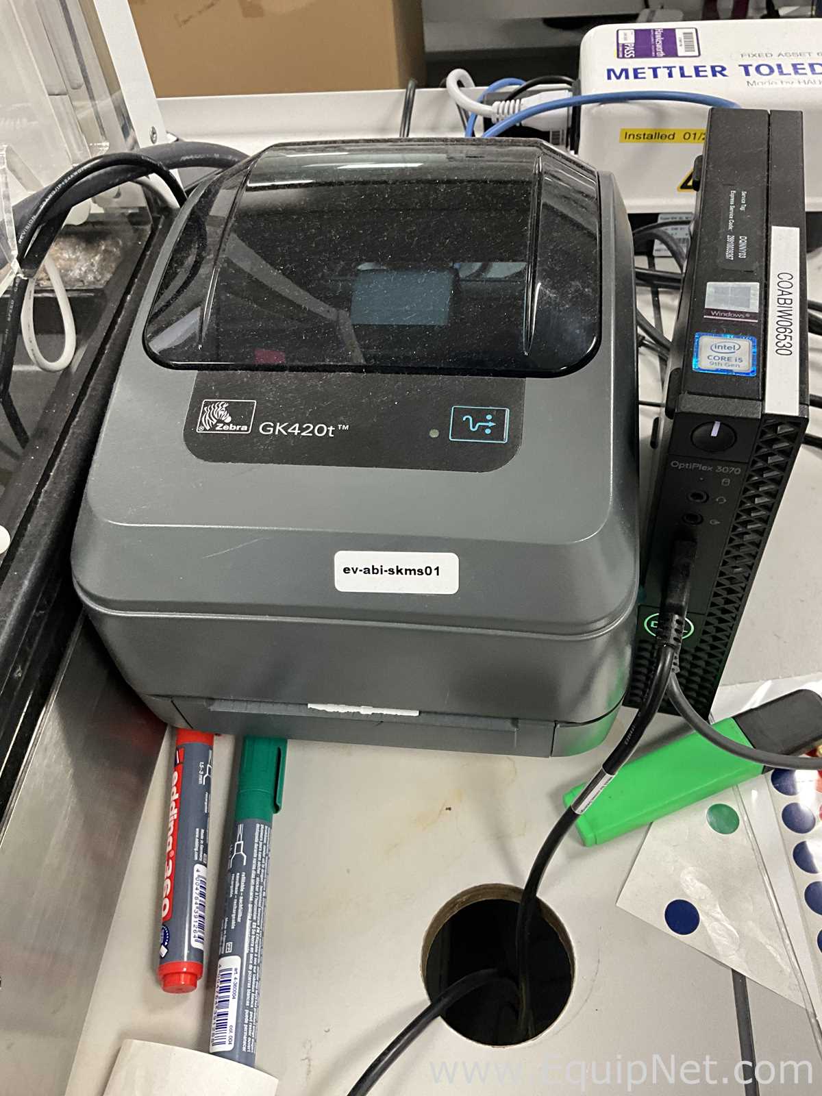 Zebra Technologies GK420t Adhesive Label Printer