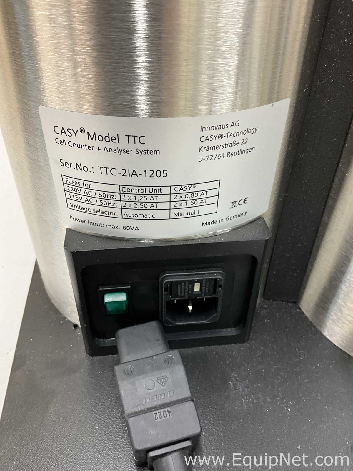 Analizador Innovatis AG Casy TTC