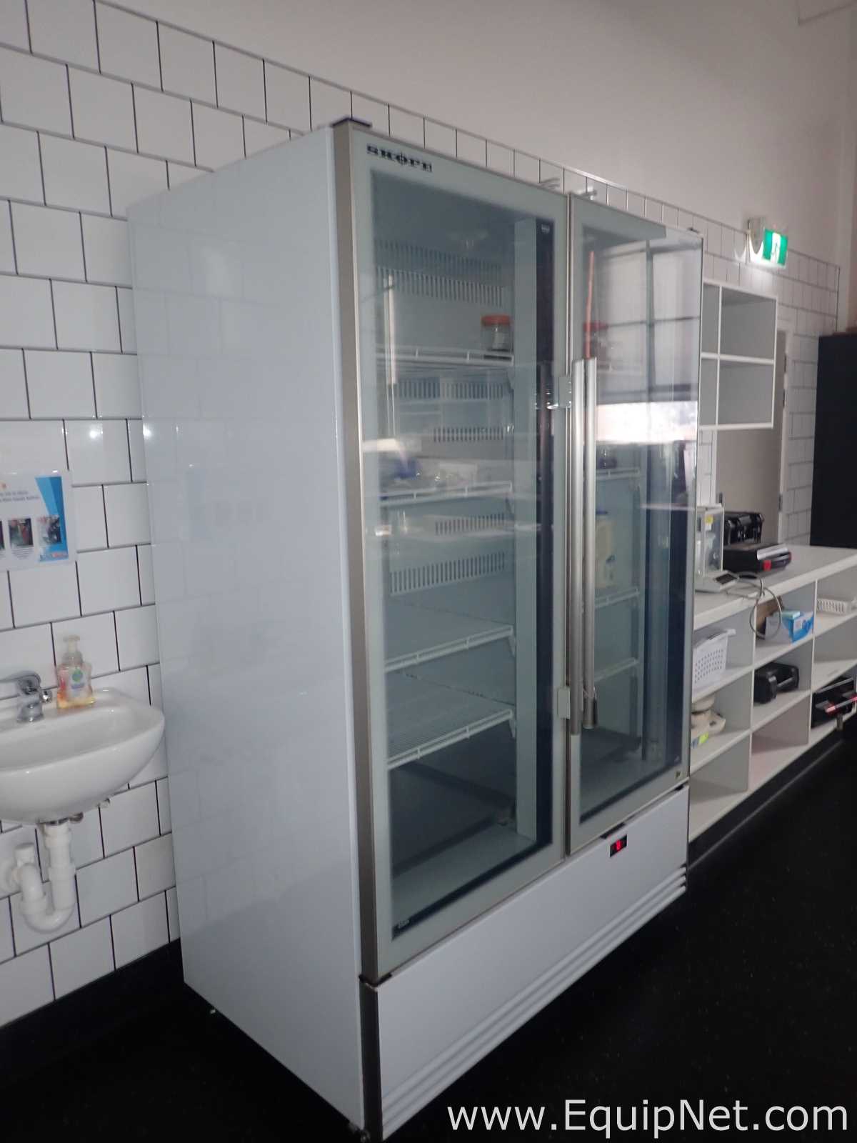 Skope BME1200-A 2 Door Display Fridge