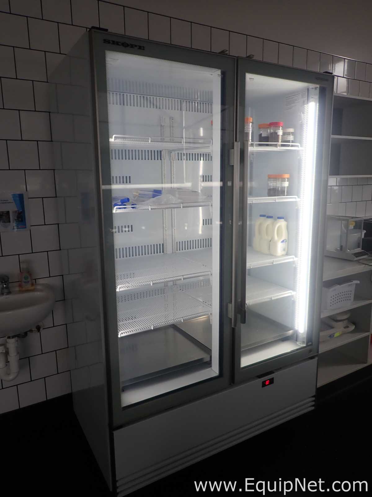 Skope BME1200-A 2 Door Display Fridge