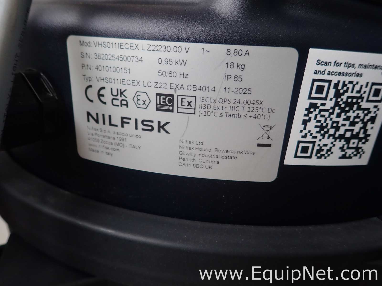Unused Nilfisk VHS011 Industrial Vacuum Cleaner