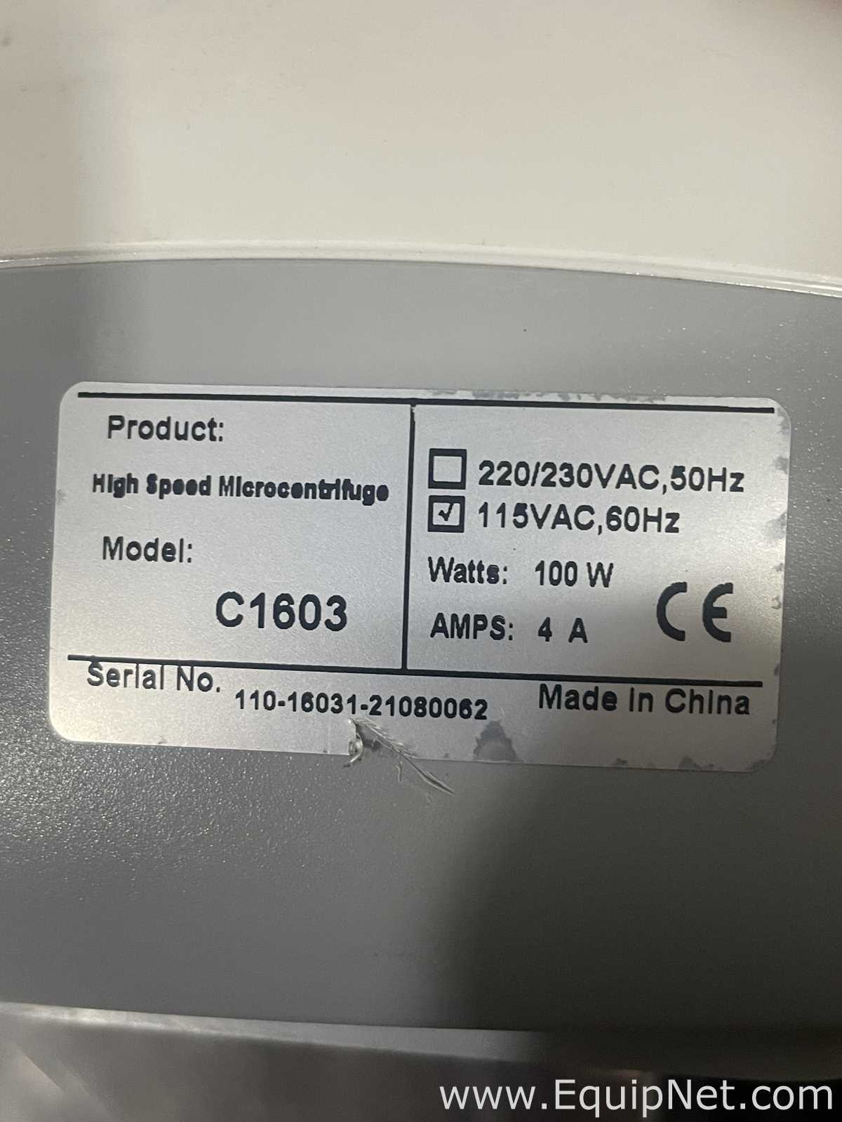 Centrífuga para Laboratórios VWR C1603