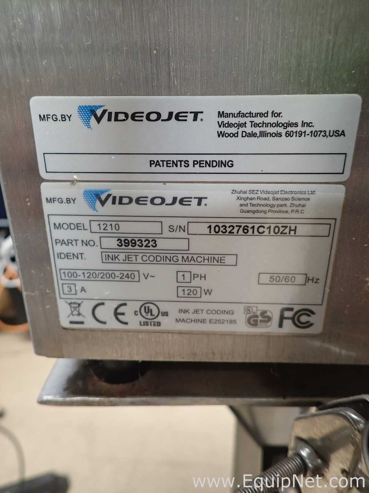 VideoJet 1210 Inkjet Coder - SCRAP