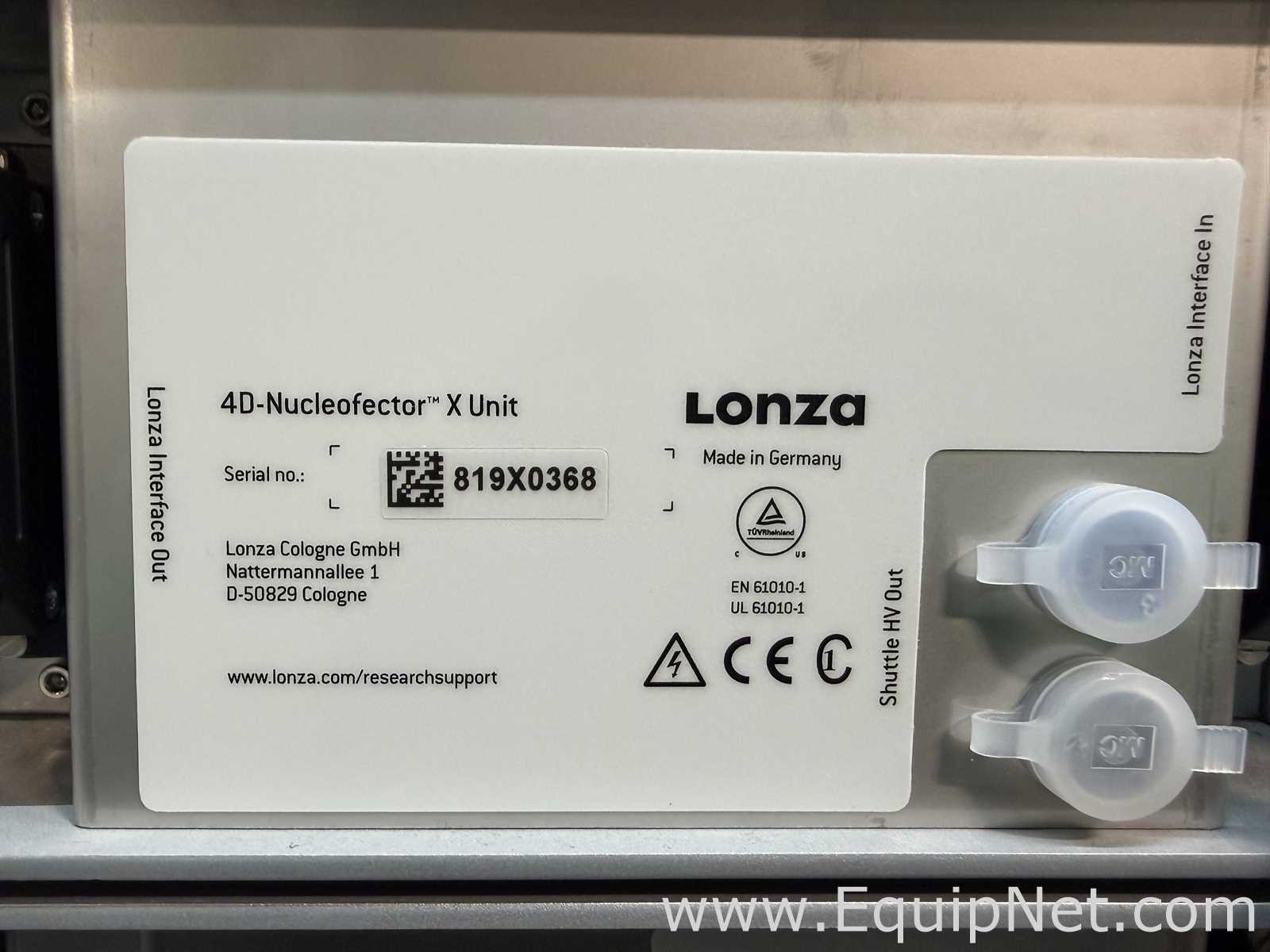 Sistema de Eletroforese Lonza 4D-Nucleofector