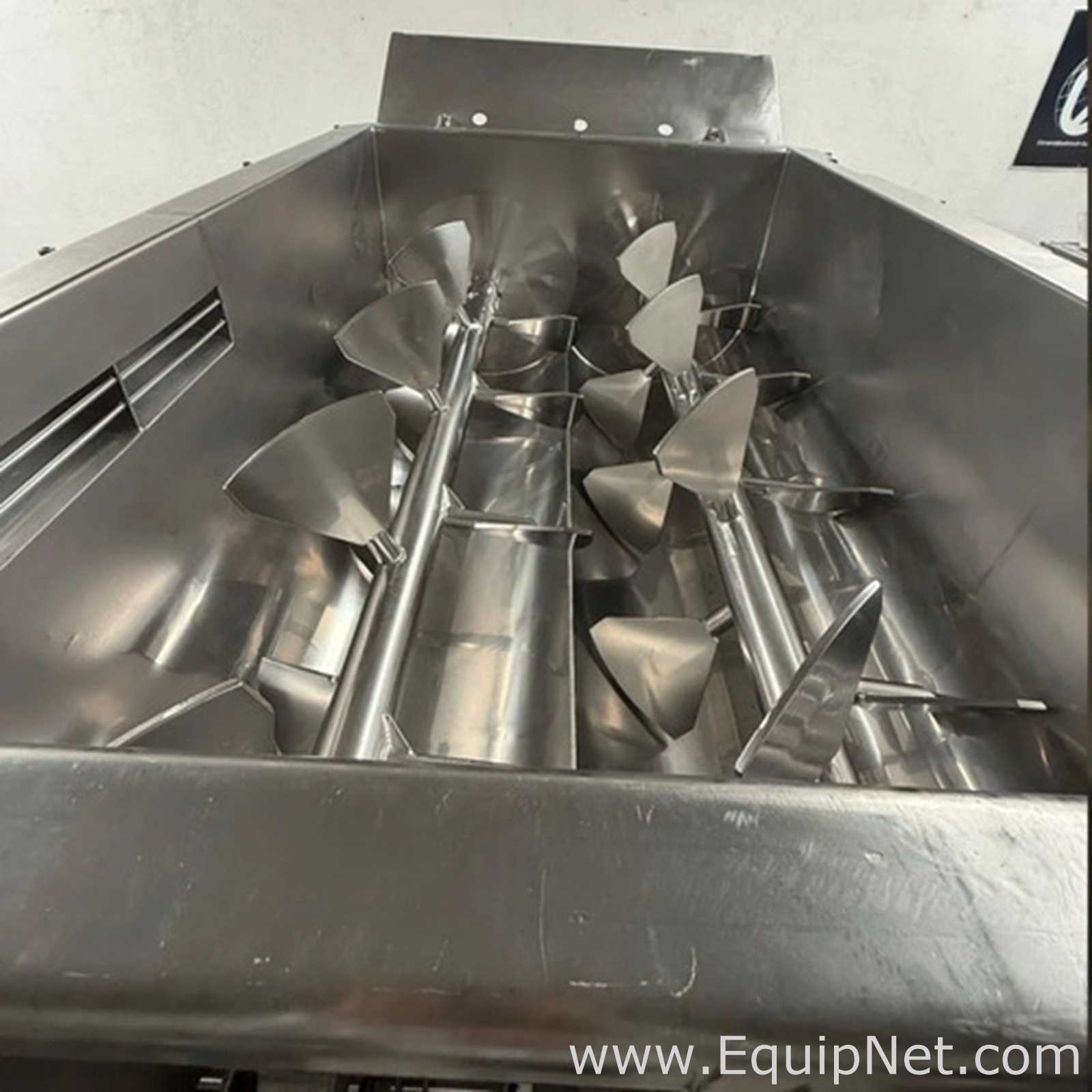Misturador A-One Manufacturing Mezcladora horizontal doble paleta 50 HP