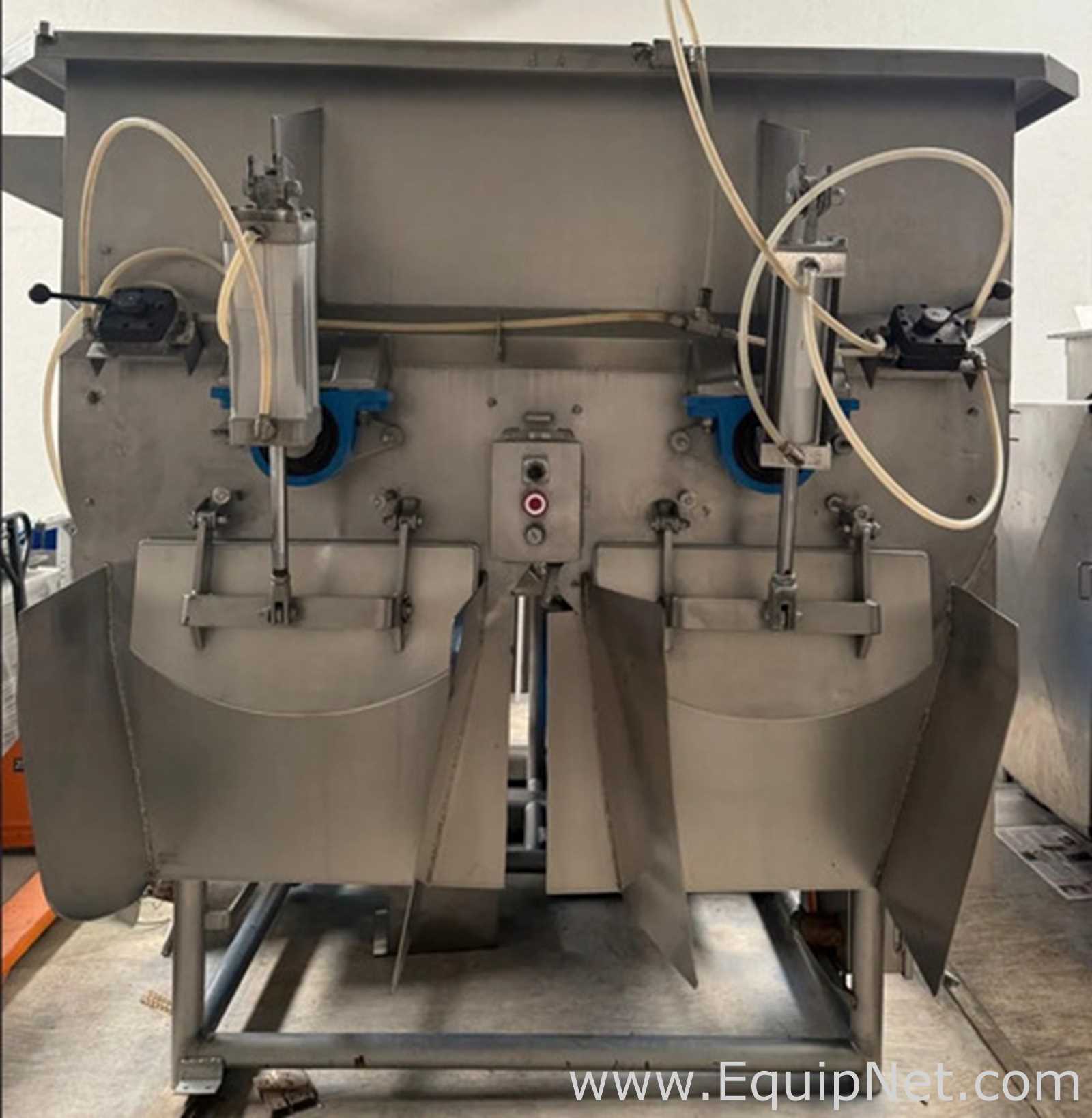 Misturador A-One Manufacturing Mezcladora horizontal doble paleta 50 HP