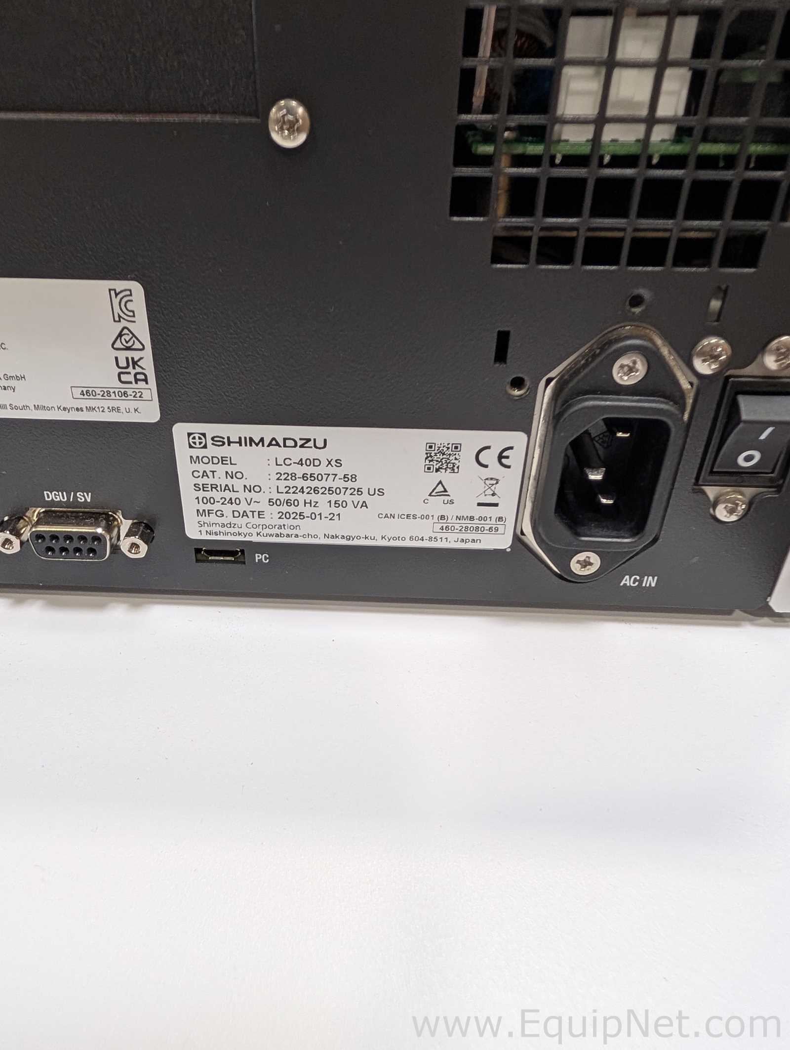 Shimadzu LCMS-2050 Single Quadrupole High-Performance Liquid Chromatograph Mass Spectrometer