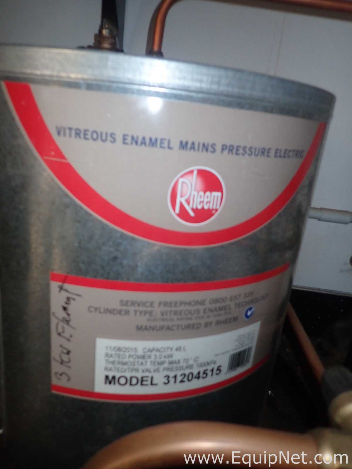 Rheem 31204515 Hot Water Cylinder 45L