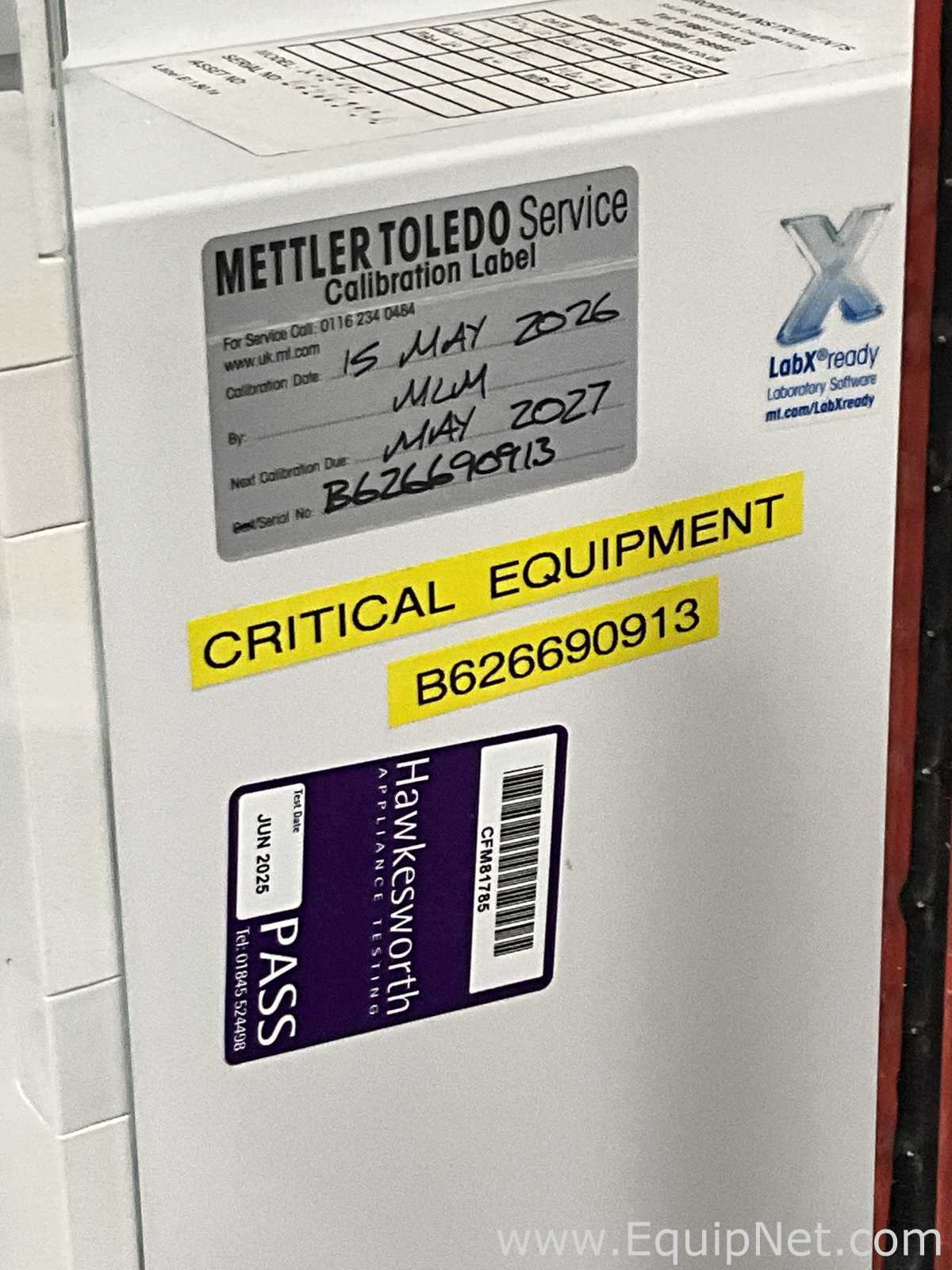 Mettler Toledo XPE105 120 Gram Balance with Haug PRX U SET Deioniser