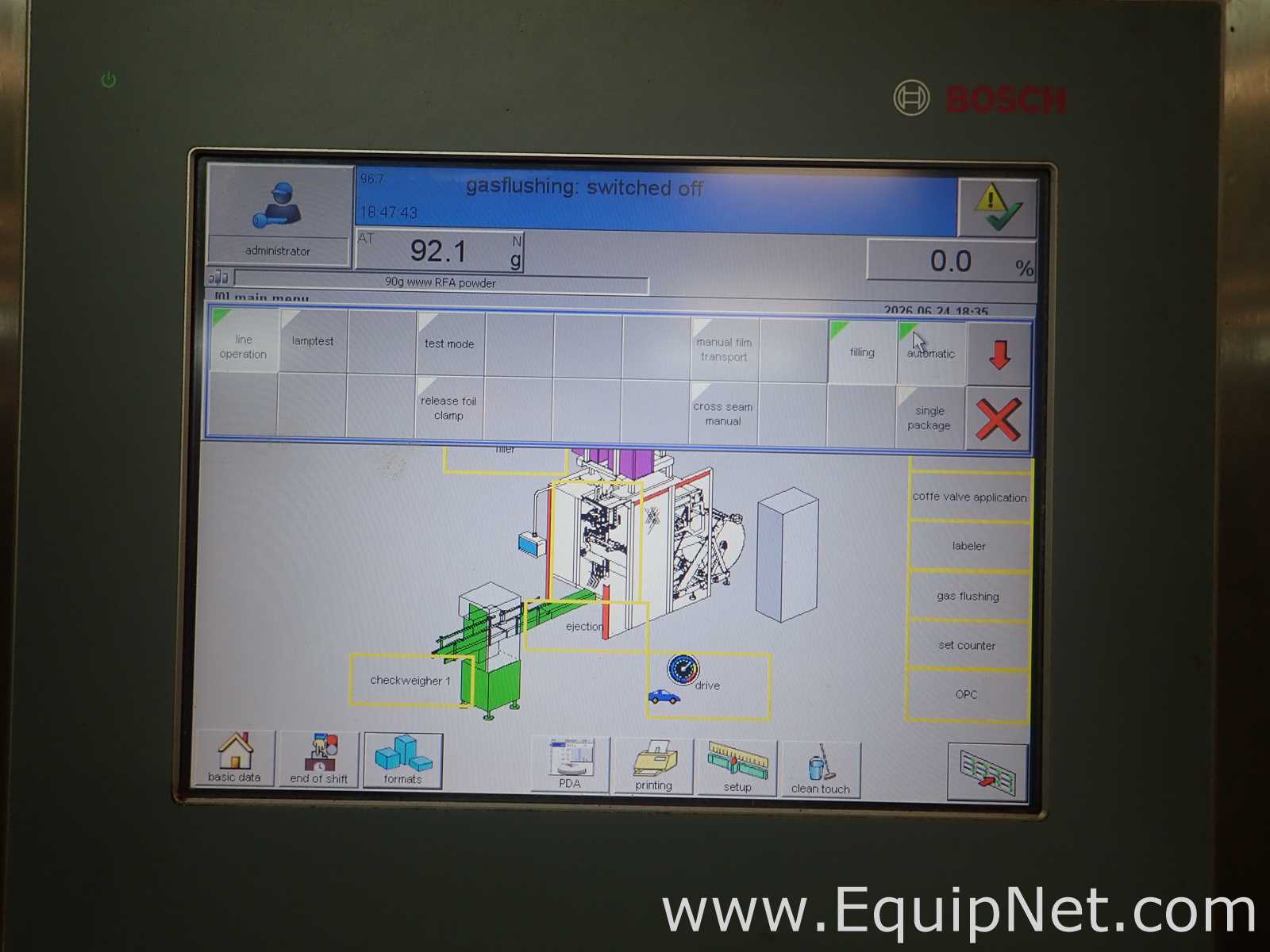 Bosch PME 4001 BG Coffee Vertical Packaging System - Bosch Line