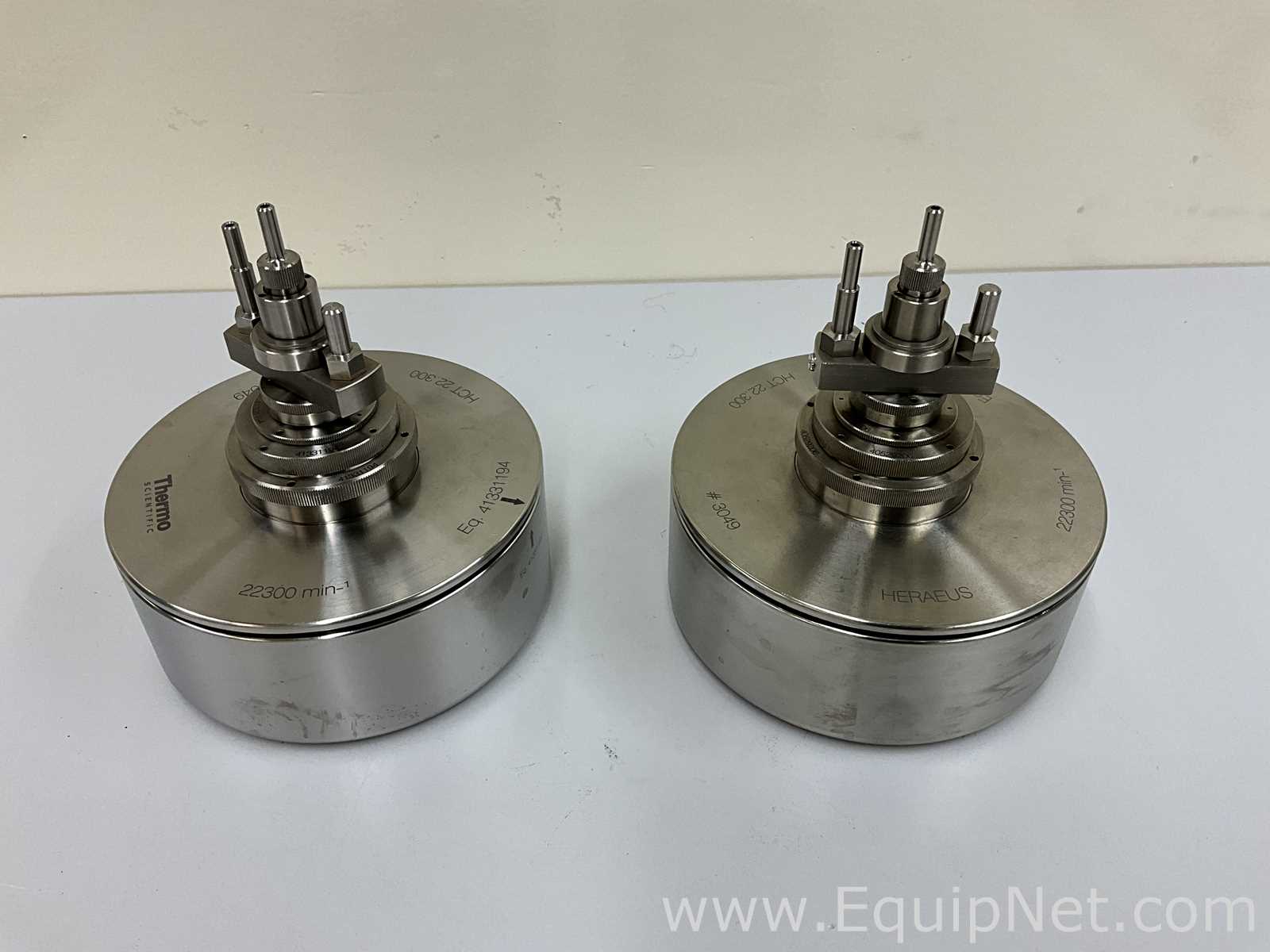 Thermo Scientific and Heraeus 22300 RPM Laboratory Centrifuge Rotors