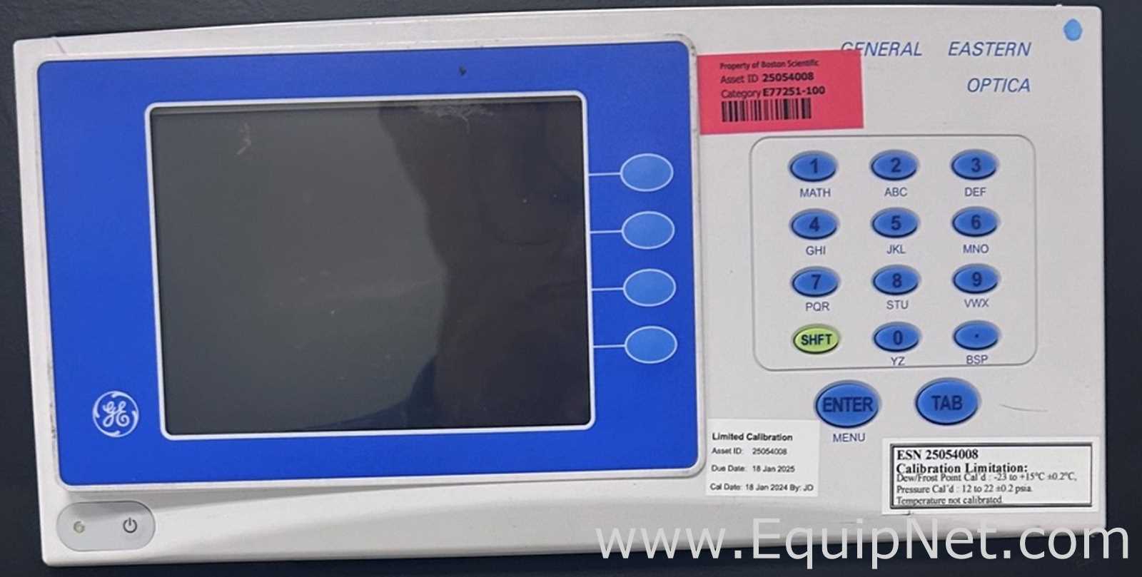 GE Sensing OPA20000A0 Optica General Eastern Dew Point Analyzer