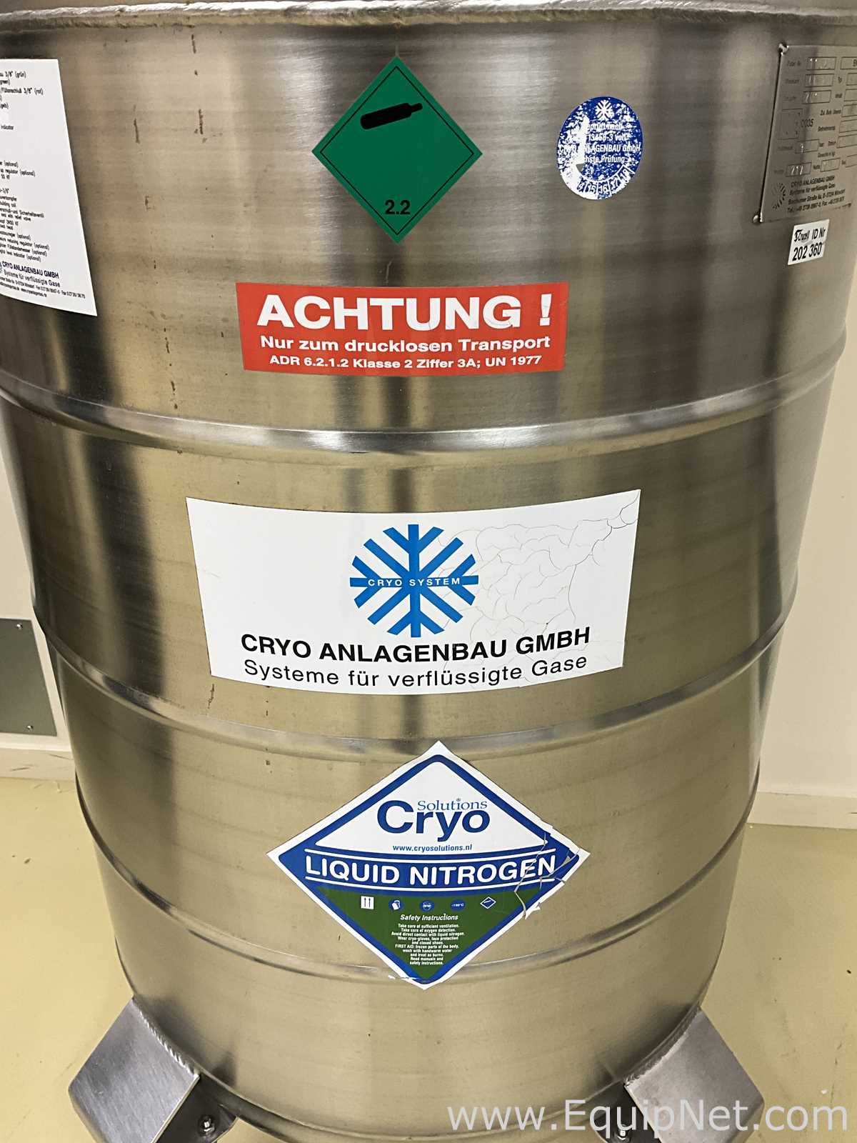 Tanque - Contenedor de Presión Cryo Anlagenau CS 160 SK