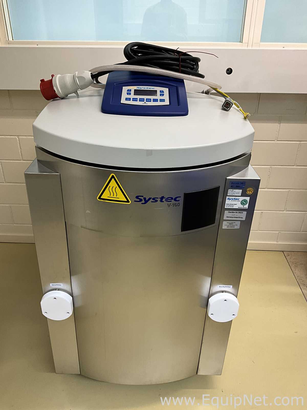 Systec V-150 Vertical Top-Loading Laboratory Autoclave