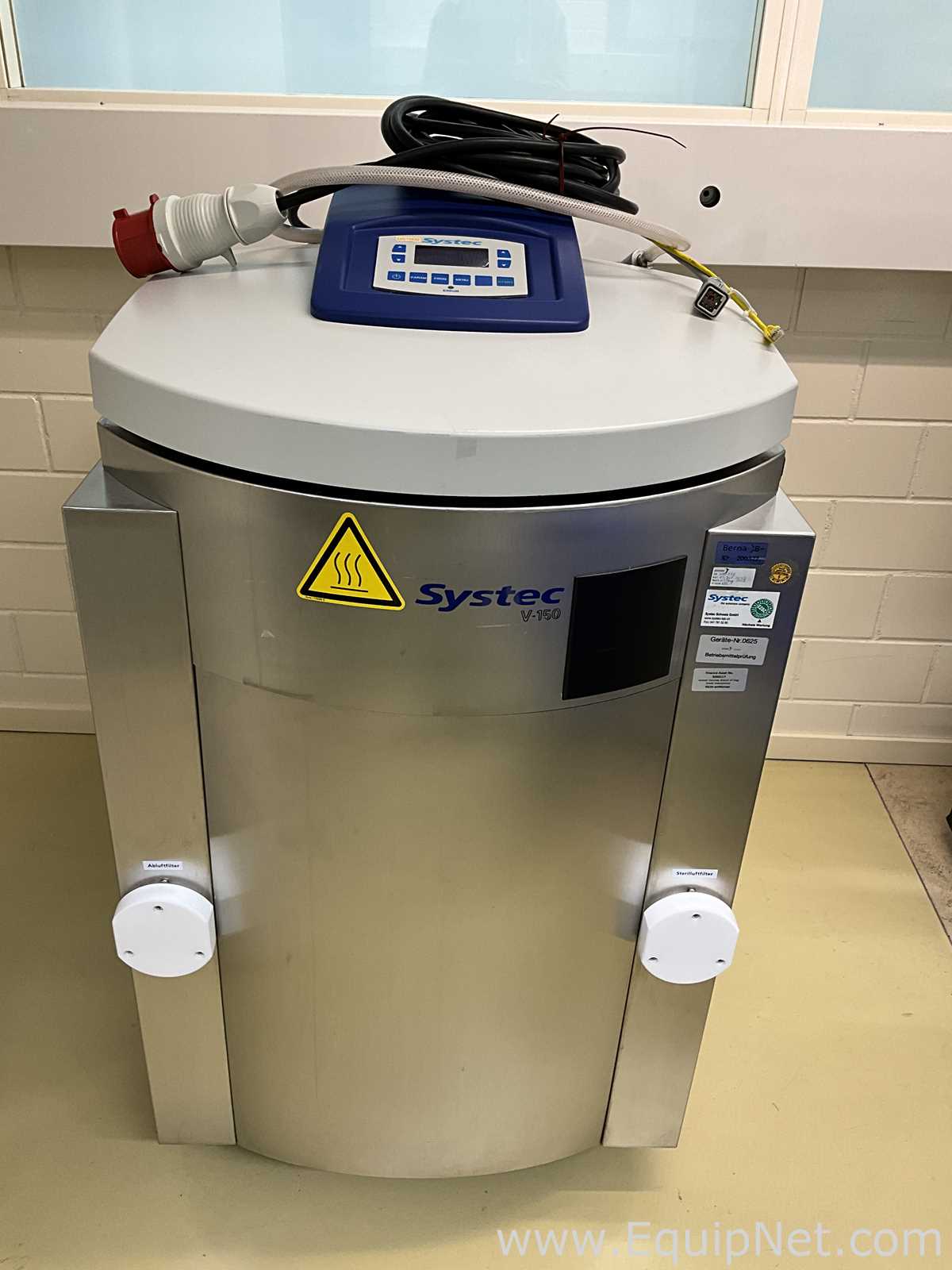 Systec V-150 Vertical Top-Loading Laboratory Autoclave