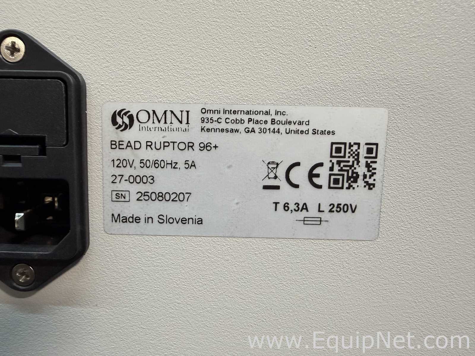 Homogeneizador Omni International Bead Ruptor 96+