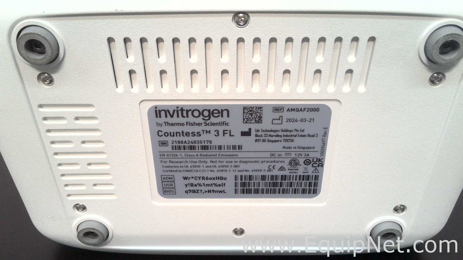 Contador de Partículas Invitrogen Countess 3 FL
