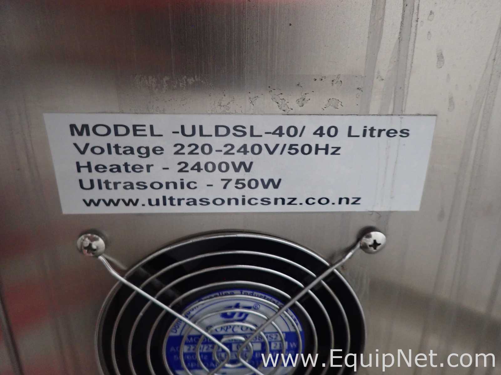 Ultrasonics NZ ULSSL-40 Lt Capacity Industrial Grade Ultrasonic Cleaning Machine