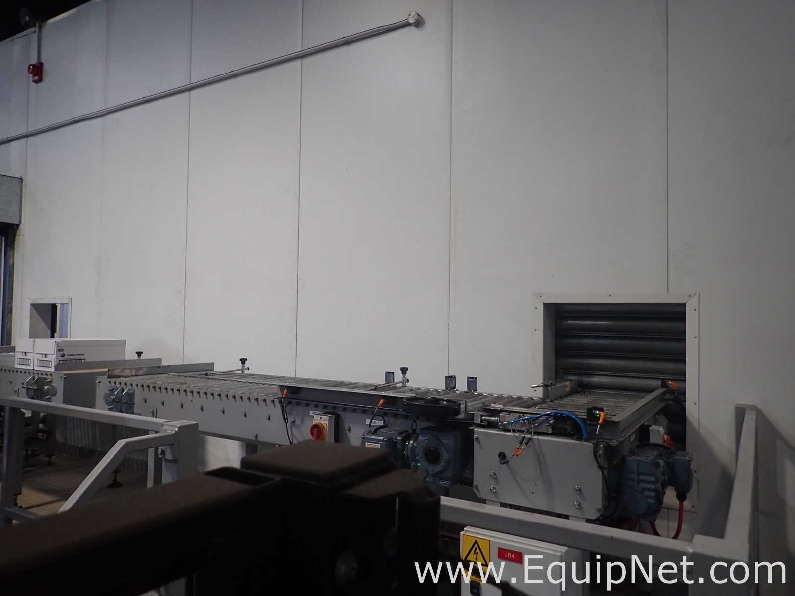 Scott PHS Palletizer - ABB Robot With IRC5 Controller, Lantech Q1000 Stretch Wrapper and Conveyors