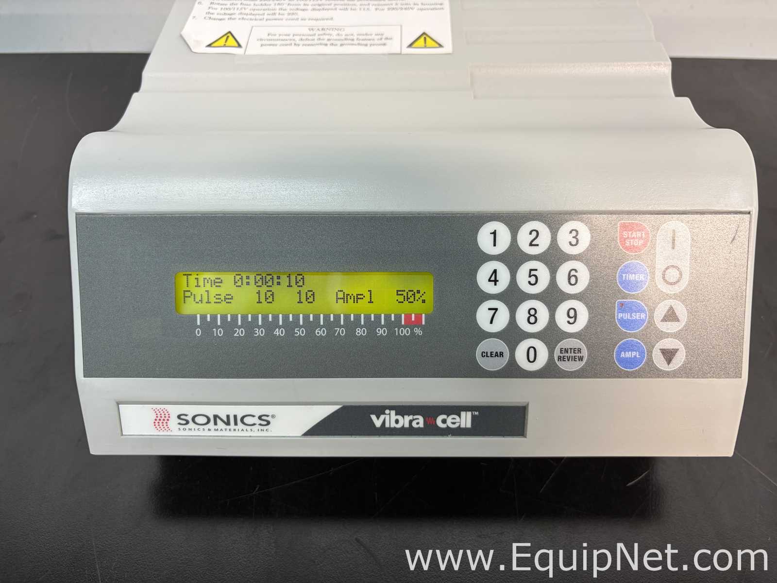 Sonikator Sonics and Materials Inc VCX 130