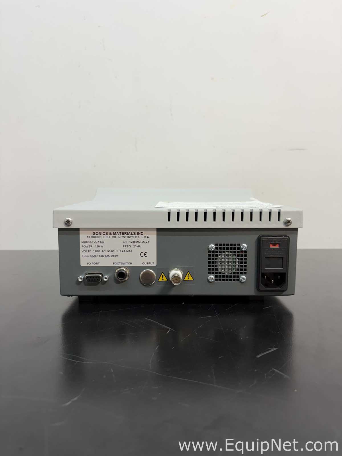 Sonikator Sonics and Materials Inc VCX 130