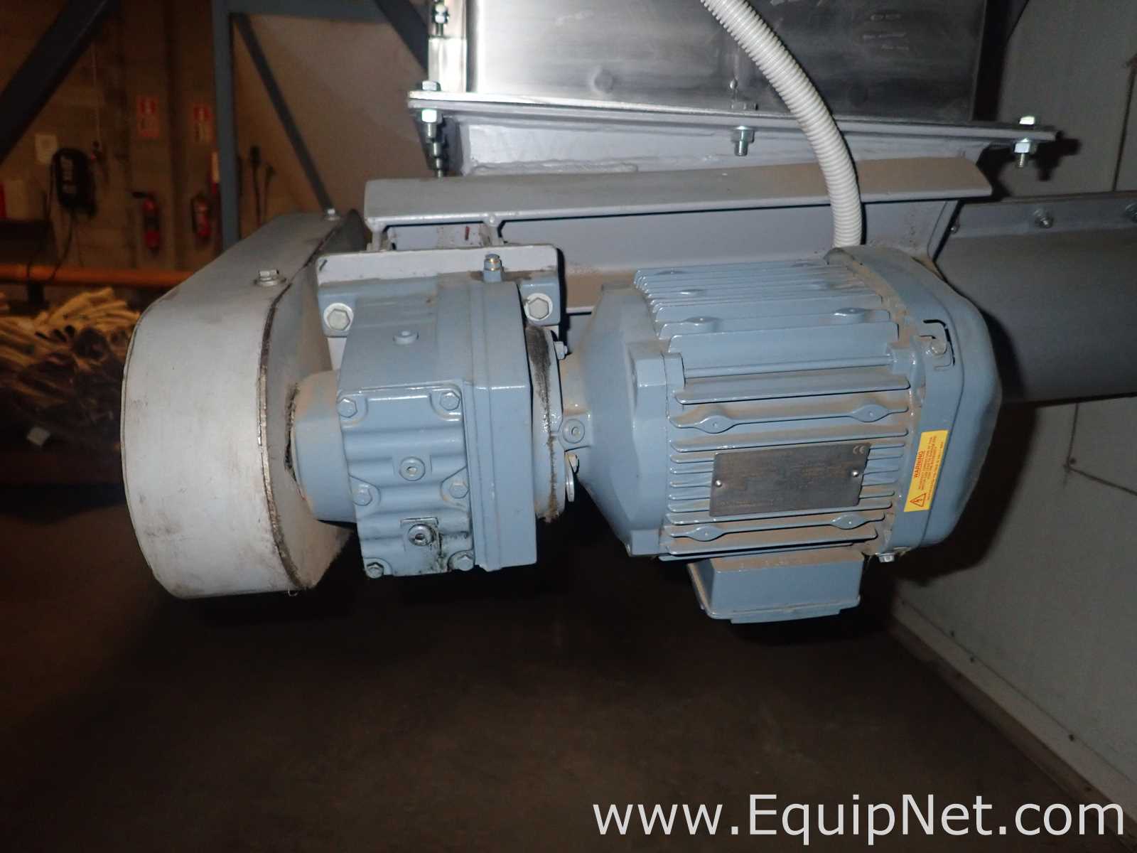 Stainless Steel Coffee Receiving Hopper with Auger Conveyor