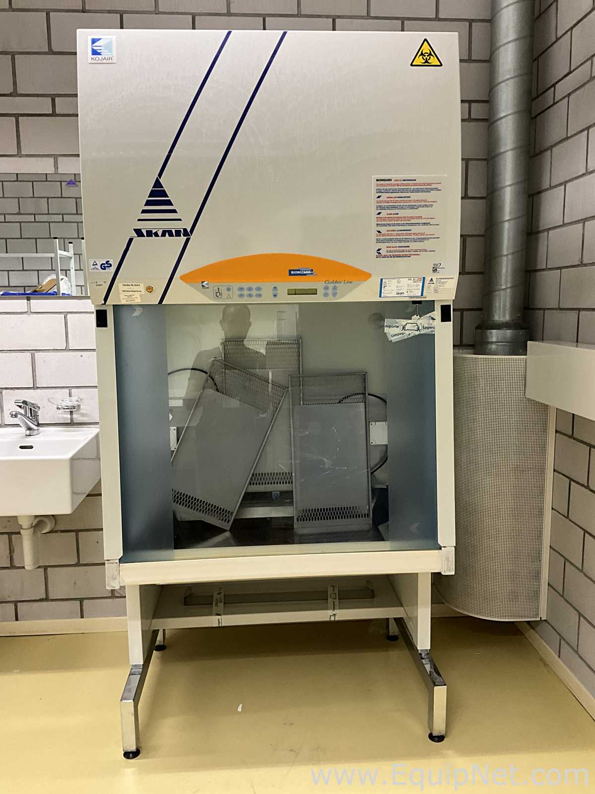 Cabine de Segurança Biológica Kojair Tech Oy BioWizard Golden GL-100