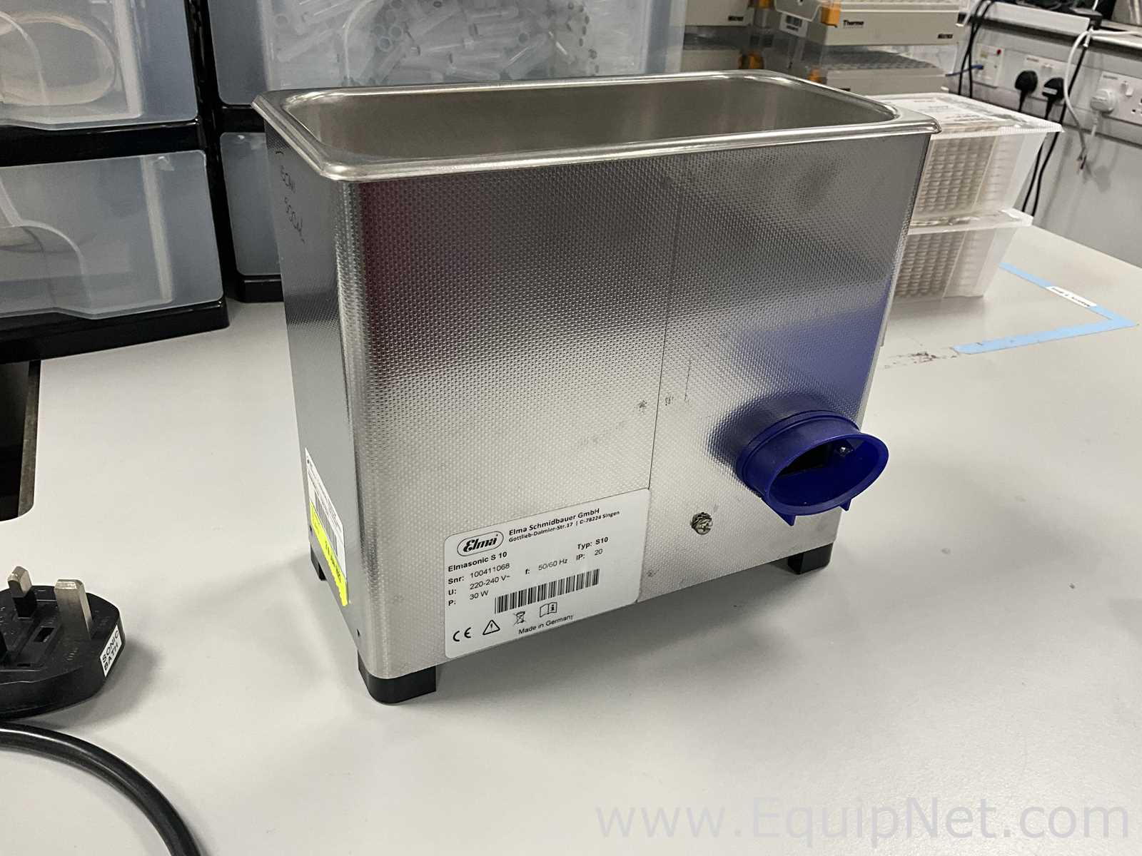 Limpador Ultrassônico Elma Schmidbauer GmbH Elmasonic S 10.  1 Litros