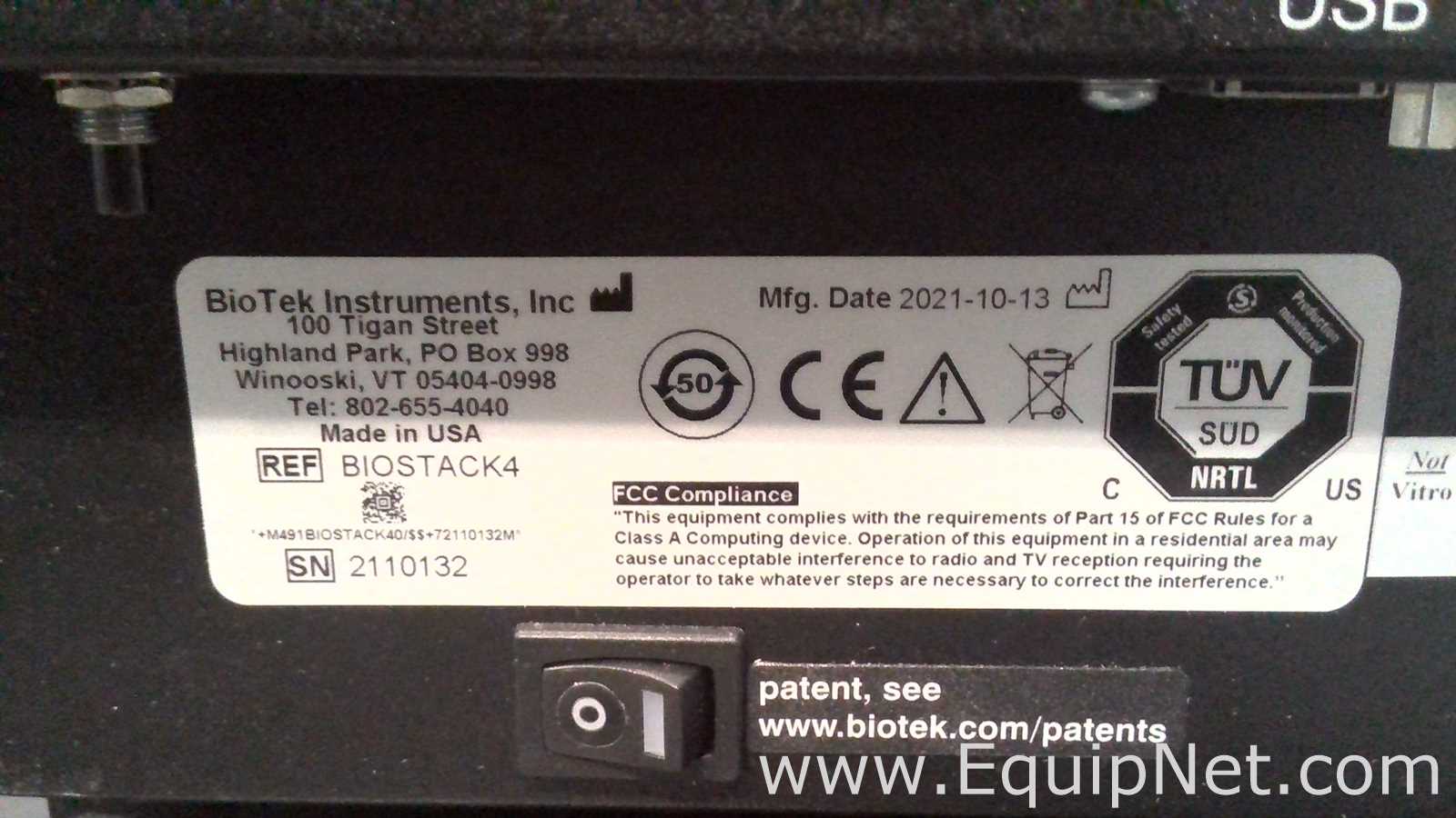 Bio-Tek Instruments Inc. 405TS Microplate Washer with Biostack 4