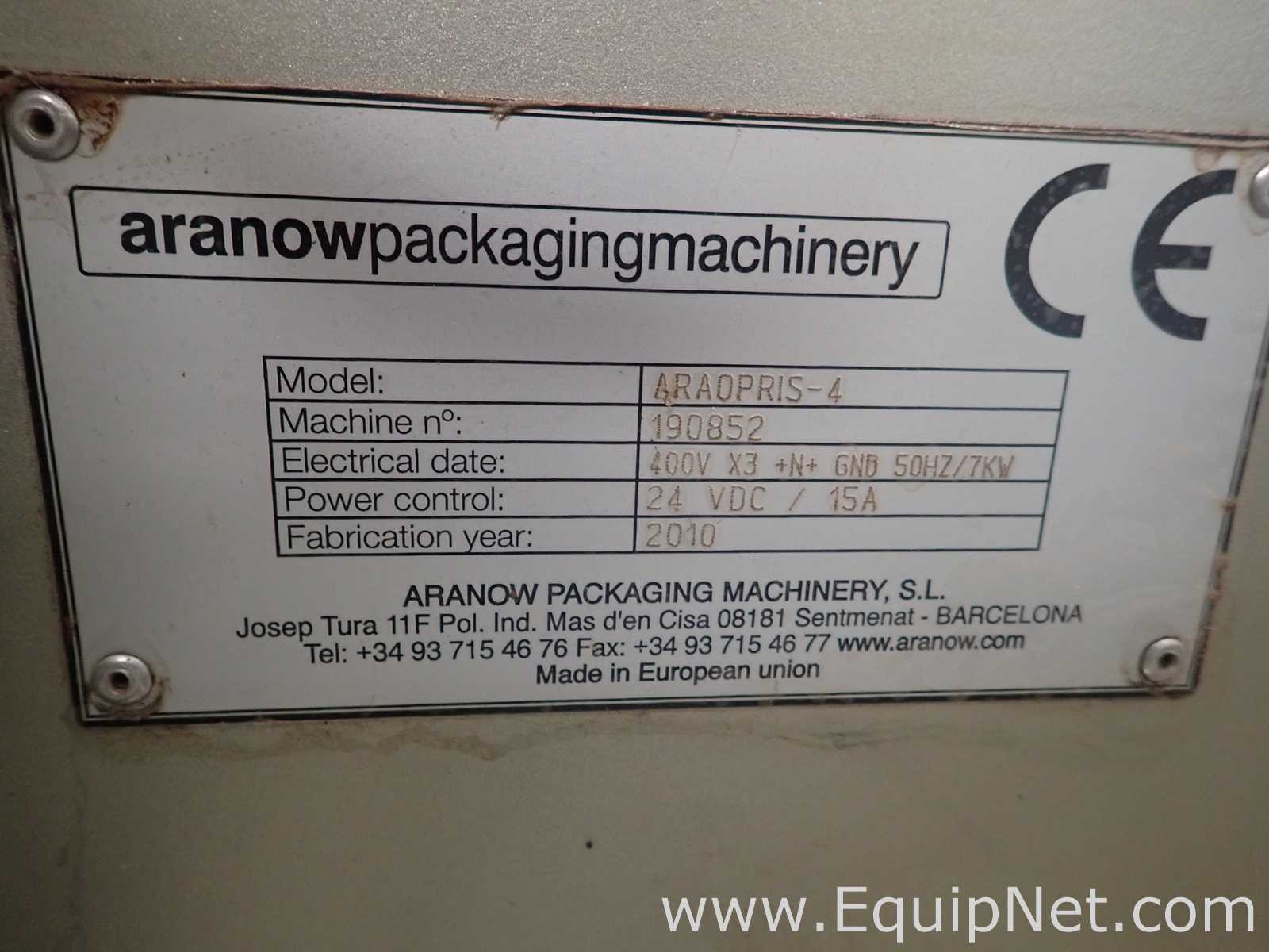 Aranow Araopris - 4 Lanes Vertical Form Fill and Seal Sachet System