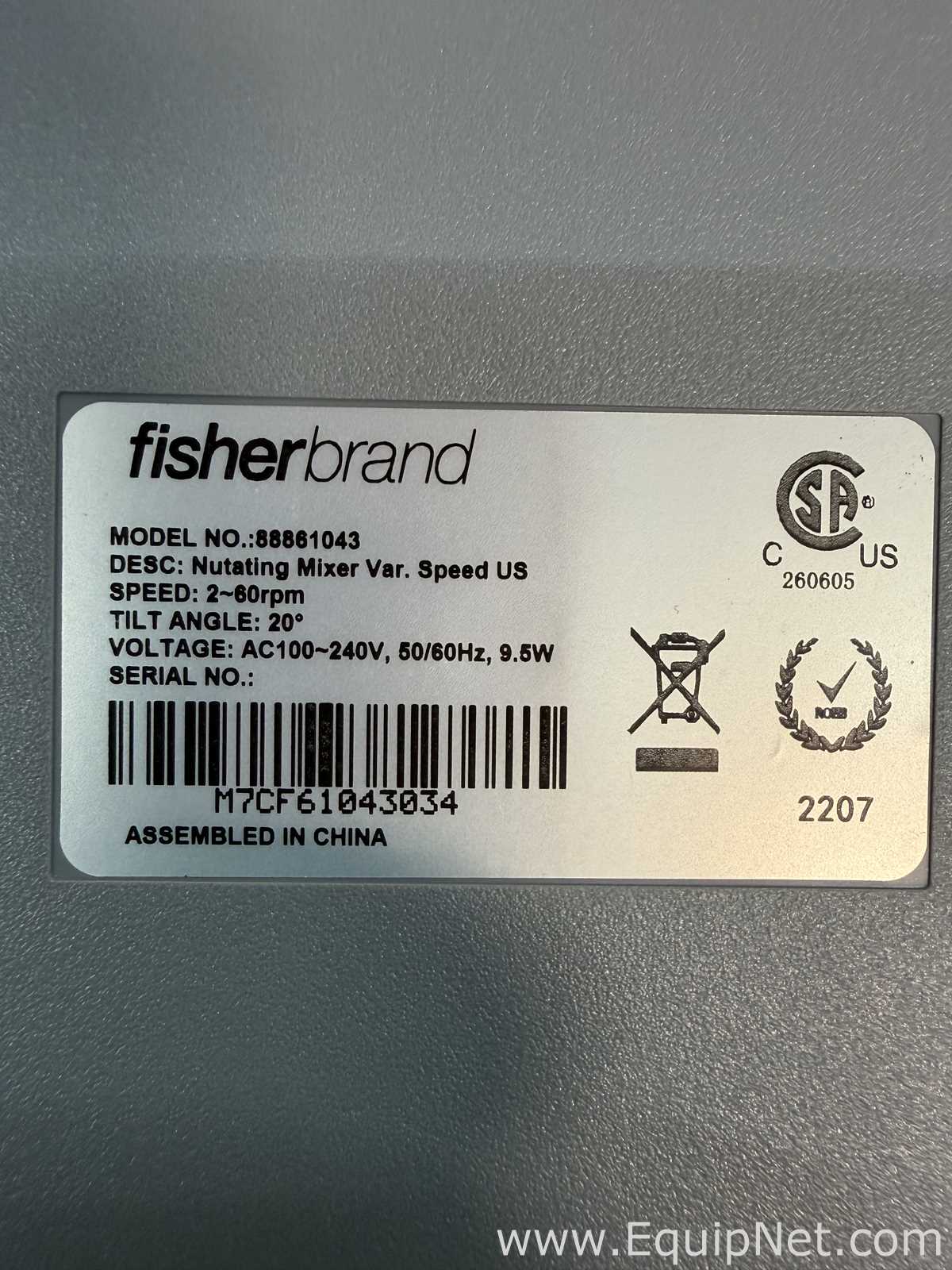Los aus 2 Labormischer Fisherbrand 