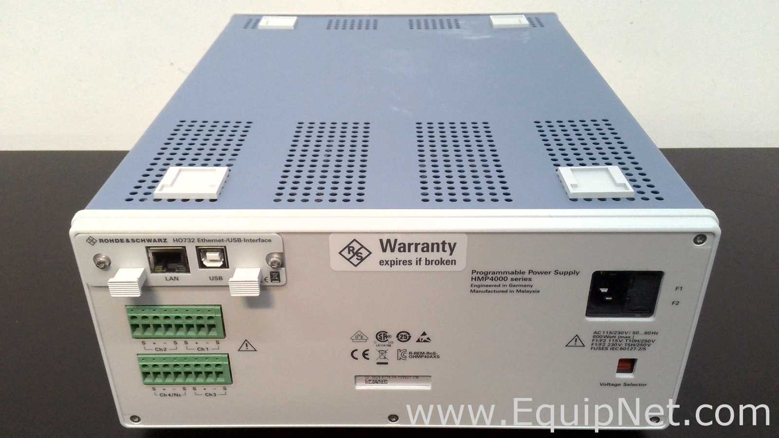 Fonte de Energia  Rohde and Schwarz HMP4040