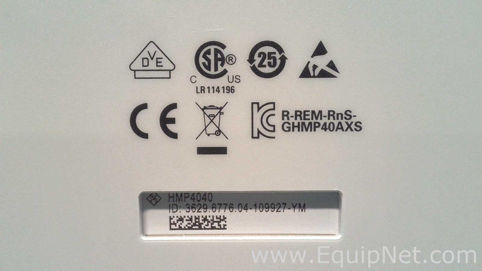 Fonte de Energia  Rohde and Schwarz HMP4040