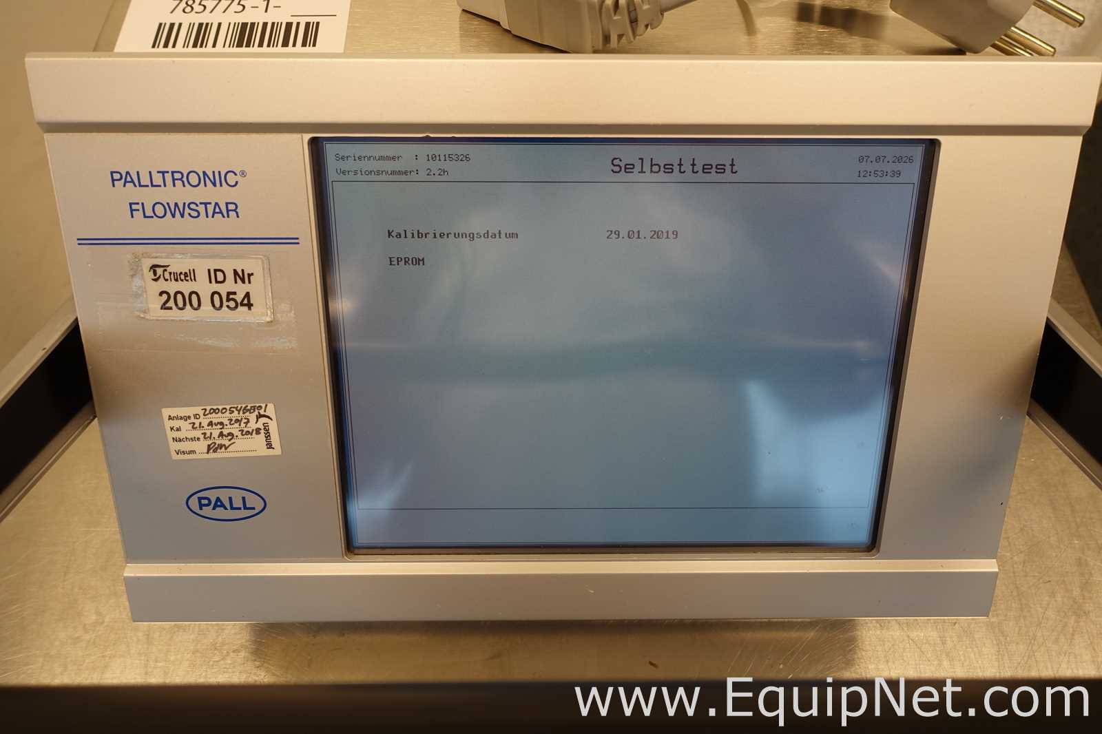 Verificador de Integridad PALL  Palltronic Flowstar FFS02