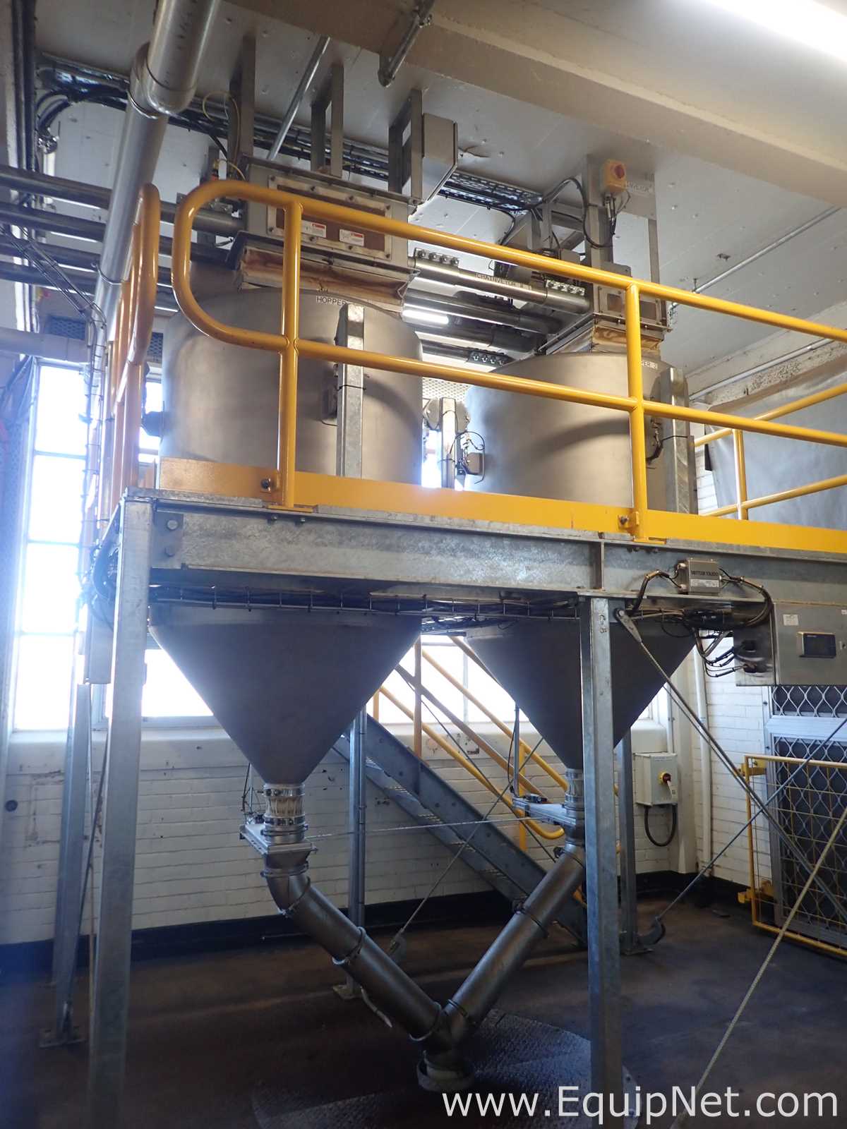 800 kg Stainless Steel Coffee Hopper No1 with Load Cells