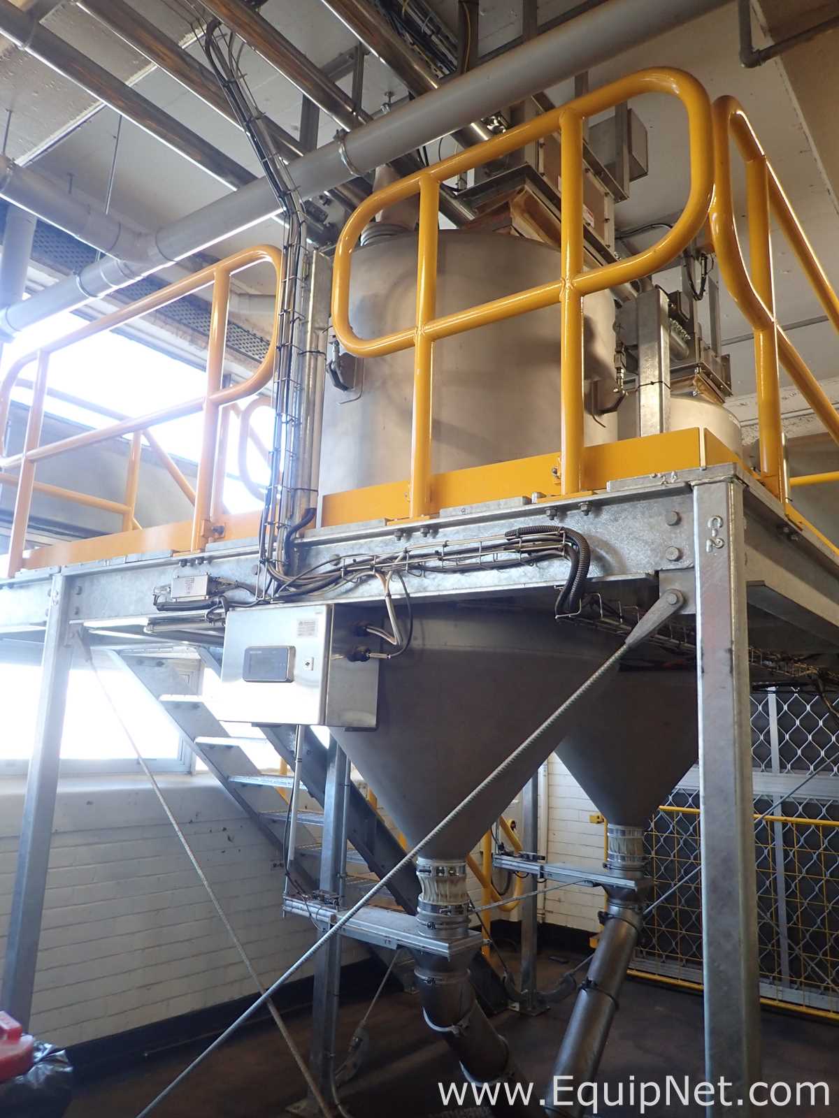 800 kg Stainless Steel Coffee Hopper No1 with Load Cells