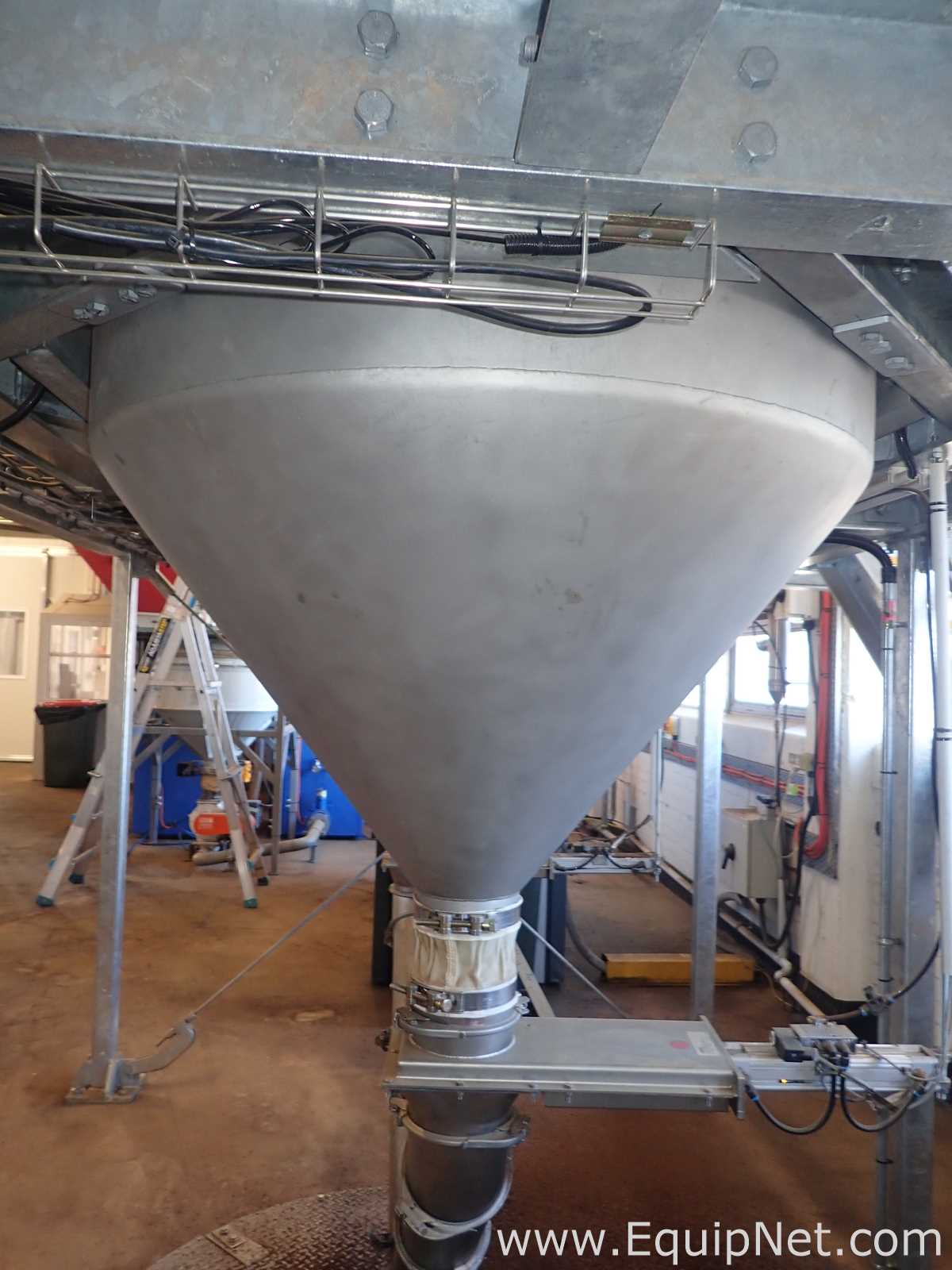 800 kg Stainless Steel Coffee Hopper No2 with Load Cells