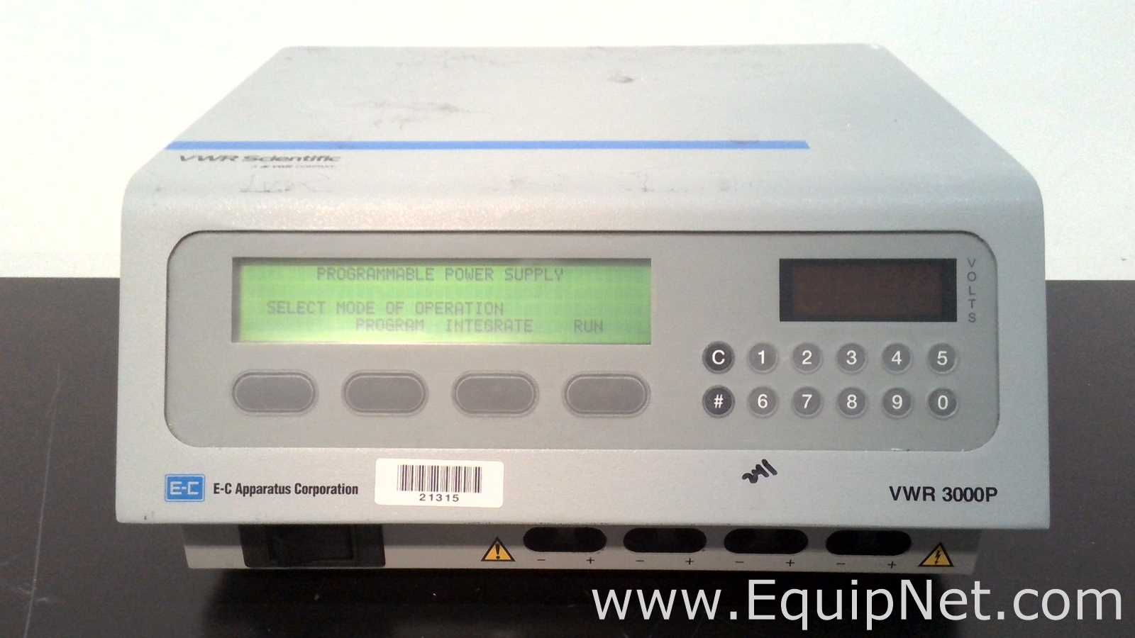 Electroforesis EC Apparatus Corp VWR3000P