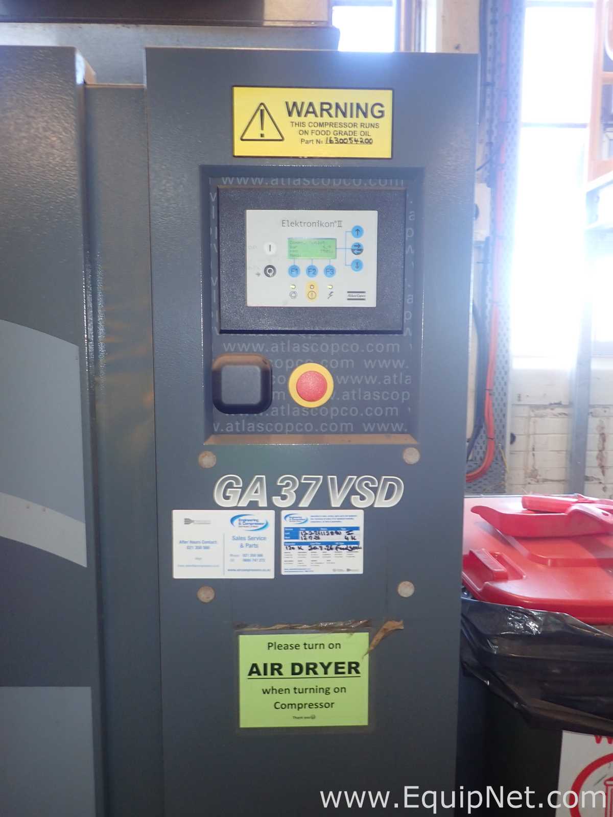 Atlas Copcp GA 37 VSD Air Compressor