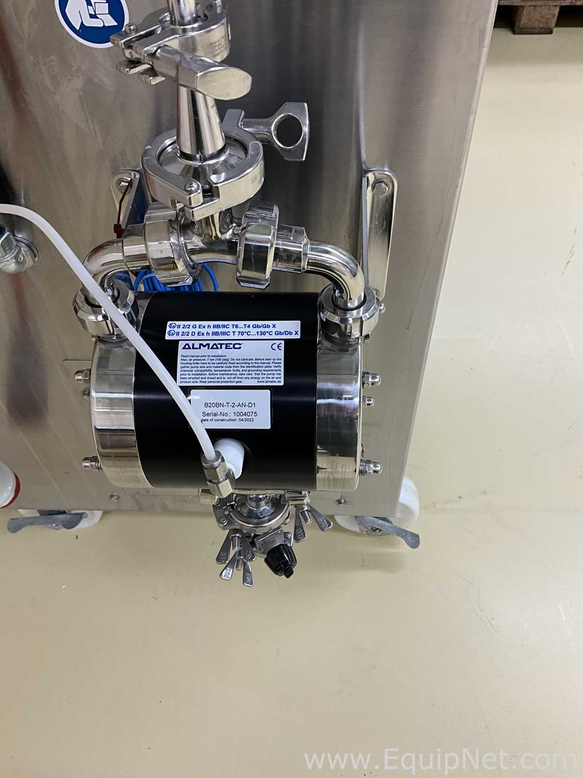 Microfluidics M110EH-30 Microfluidizer Processor Pilot Scale Homogenizer