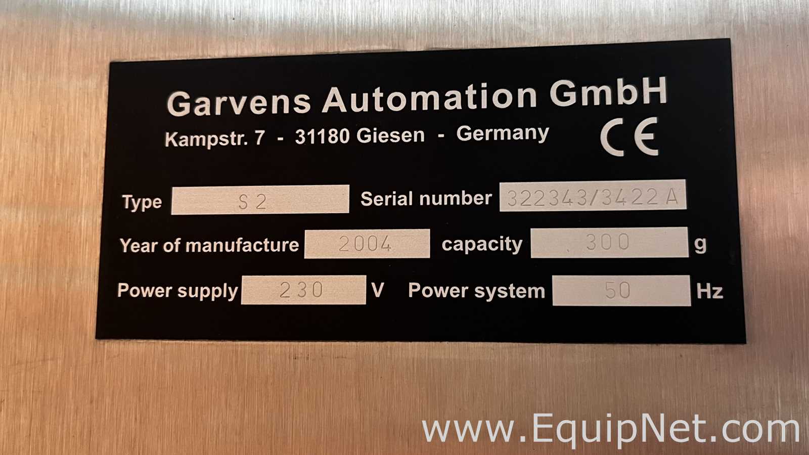 Garvens Automation S2 Checkweigher