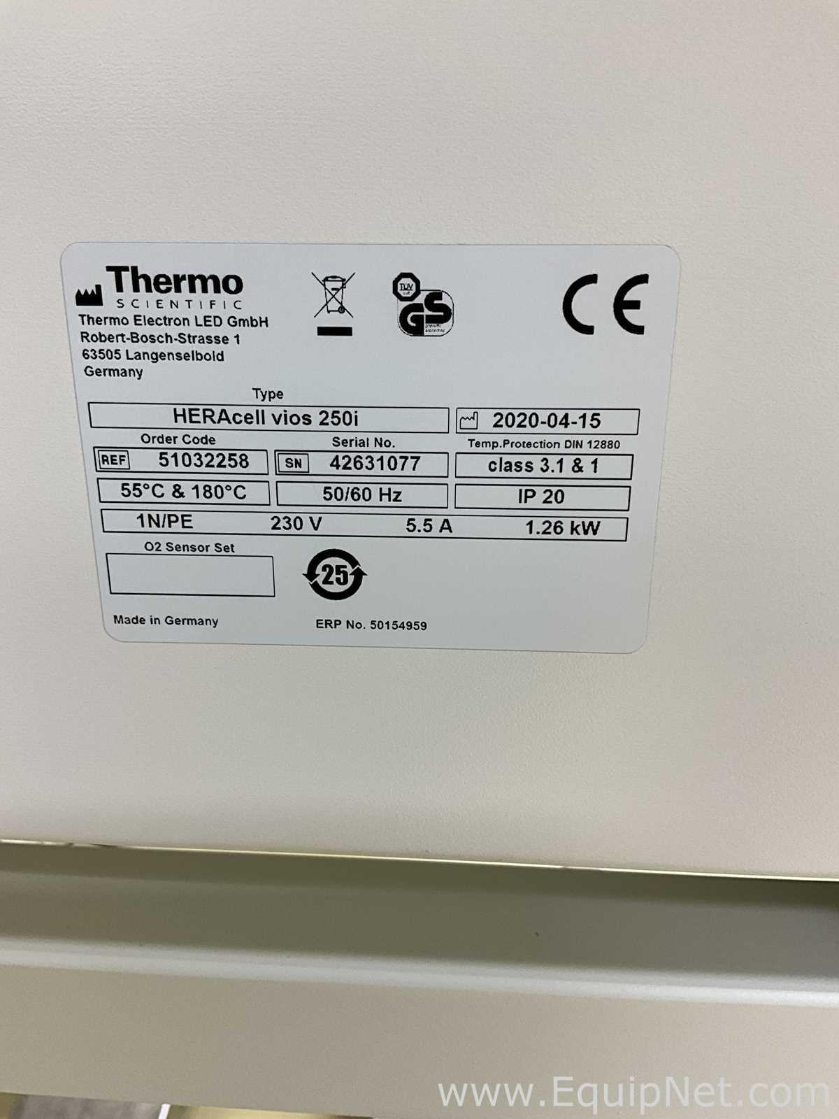 Incubadora Thermo Scientific HERAcell Vios 250i