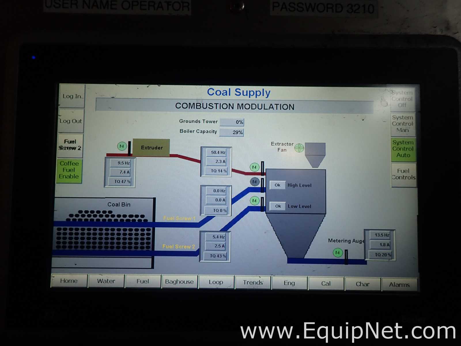 Scotts Engineering Coal-Spent Bean Coffee Capacity 7373kg-hr