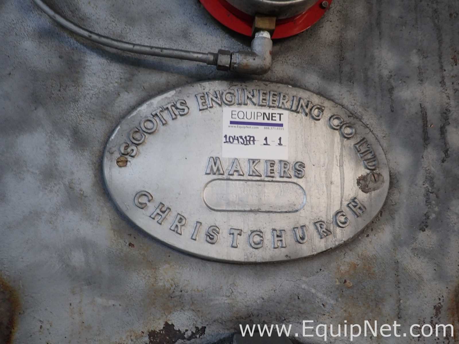 Scottts Engineering Steam Boiler Capacity 4000 lb-hr - SCRAP